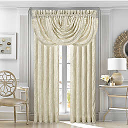 J. Queen New York™ Marquis 84-Inch Rod Pocket Window Curtain Panel Pair in Ivory