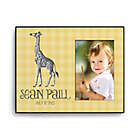 Alternate image 0 for Sweet Giraffe Personalized Picture Frame in Yellow