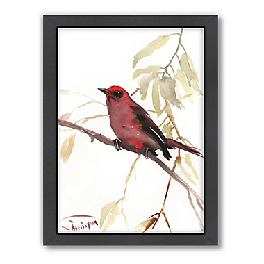 Americanflat Suren Nersisyan Summer Tanager 21-Inch x 27-Inch Framed Wall Art. View a larger version of this product image.
