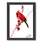 Alternate image 0 for Suren Nersisyan Red Cardinal Bird 21-Inch x 27-Inch Framed Wall Art