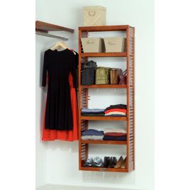 John Louis Home Red Mahogany Premier Closet Organizer Bed Bath