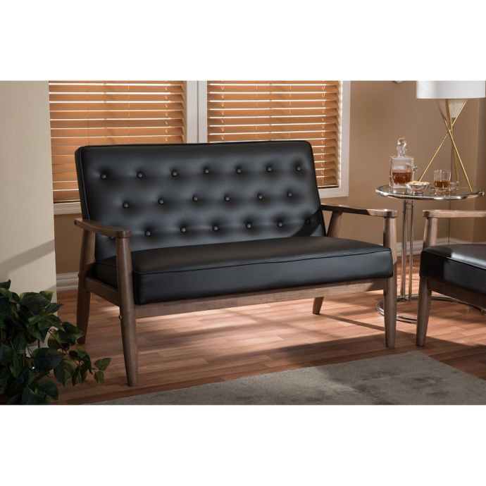 Baxton Studio Sorrento Loveseat Bed Bath and Beyond Canada