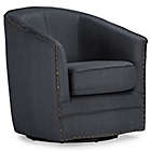 Alternate image 1 for Baxton Studio Porter Swivel Tub Chair