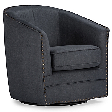 Baxton Studio Porter Swivel Tub Chair. View a larger version of this product image.