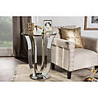 Alternate image 2 for Baxton Studio Kylie Mirrored Side Table in Silver