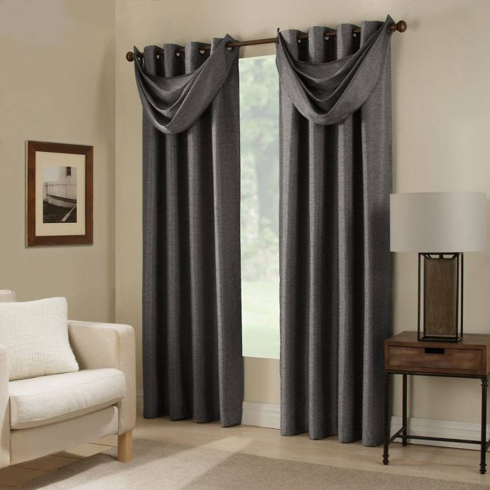 Paradise Room Darkening Grommet Top Window Curtain Panel 