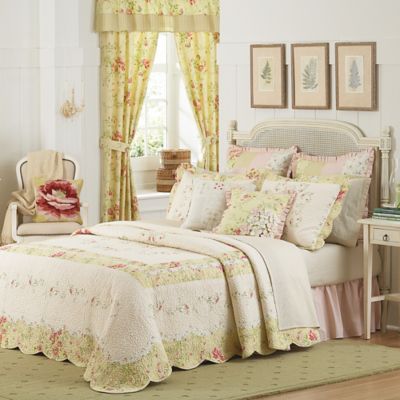 Mary Jane&#39;s Home Prairie Bloom Bedspread in Yellow