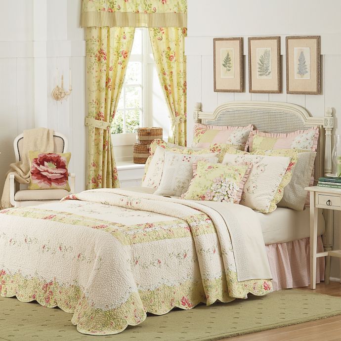 Mary Jane S Home Prairie Bloom Bedspread In Yellow Bed Bath Beyond