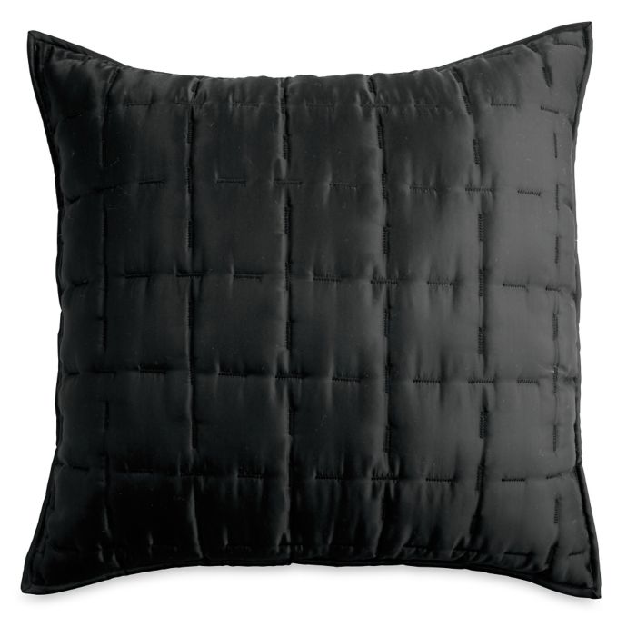 DKNY Gotham European Pillow Sham in Charcoal Bed Bath & Beyond
