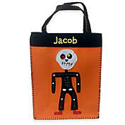 Scary Skeleton Trick-Or-Treat Bag in Orange