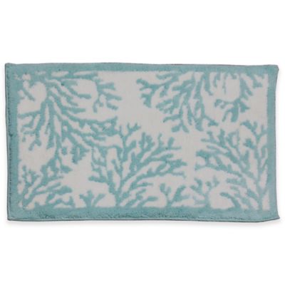 coral bathroom rugs