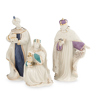 Lenox&reg; First Blessing Nativity&trade; 3 Kings Set. View a larger version of this product image.