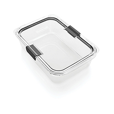 Rubbermaid&reg; Brilliance&trade; 9.6-Cup Large Rectangular Food Storage Container. View a larger version of this product image.