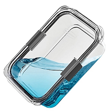 Rubbermaid&reg; Brilliance&trade; 9.6-Cup Large Rectangular Food Storage Container. View a larger version of this product image.