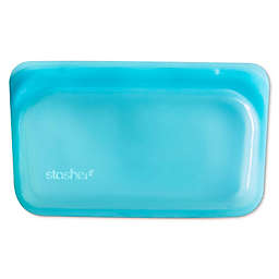 Stasher 12 oz. Silicone Reusable Snack Bag in Aqua