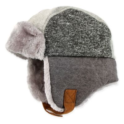 boys grey trapper hat