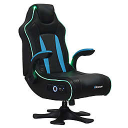 X-rocker® Polyester Swivel Cxr3 Chair in Black/teal