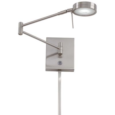 wall light with reading arm