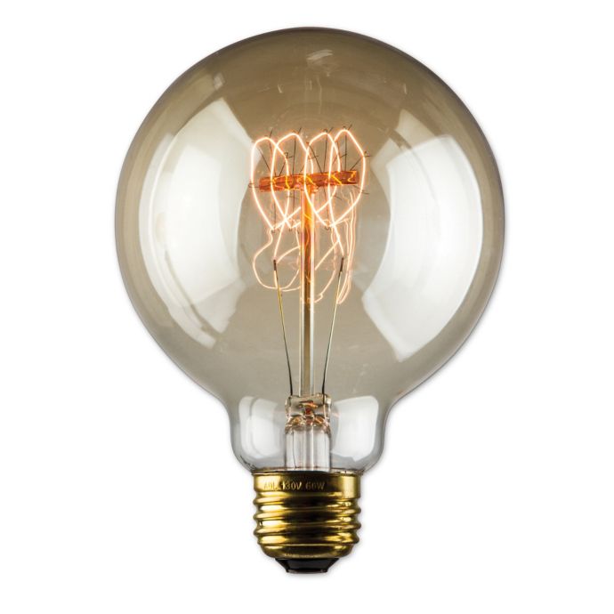 Luminance Nostalgia 30-Watt Amber Incandescent Light Bulb | Bed Bath ...