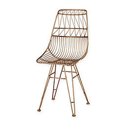 Sterling Industries Jette Chair in Rose Gold