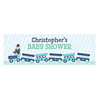 Alternate image 0 for Personalized Baby Shower Banner in Blue