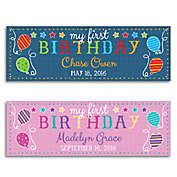 First Birthday Personalized Banner