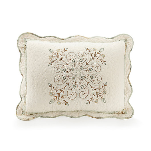 Alternate image 1 for Mary Jane's Home Vintage Treasure Standard Pillow Sham in Teal