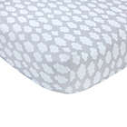 Alternate image 0 for carter&#39;s&reg; Clouds Sateen Fitted Crib Sheet in Grey