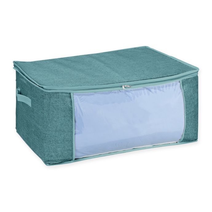 Simplify Blanket Storage Bag in Blue Bed Bath and Beyond Canada