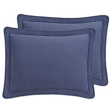 Williamsburg Richmond Standard Pillow Sham in Blue. View a larger version of this product image.