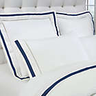 Alternate image 0 for Down Town Company Chelsea 400-Thread-Count Queen Sheet Set in White/Navy