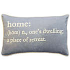 Alternate image 0 for Home Definition Oblong Throw Pillow in Grey