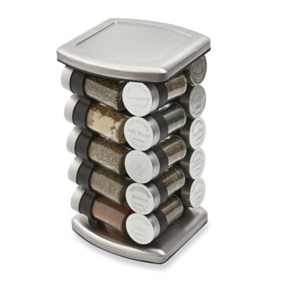 spice rack square jars