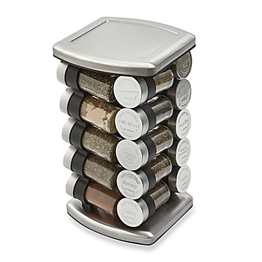 Olde Thompson 20 Jar Embossed Revolving Spice Rack. View a larger version of this product image.