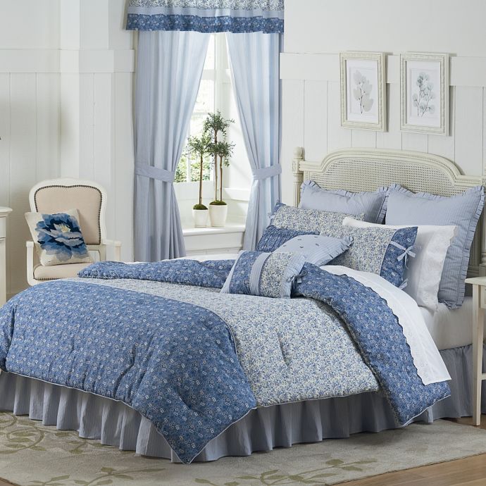 Mary Jane S Home Dora Comforter Set In Blue Bed Bath Beyond