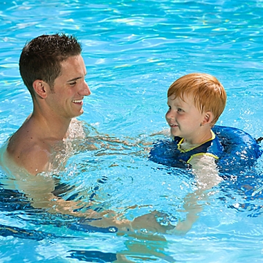 Poolmaster&reg; Learn-to-Swim&trade; Tube Trainer in Blue. View a larger version of this product image.