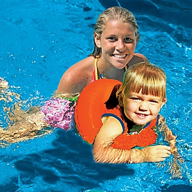 Poolmaster&reg; Learn-to-Swim&trade; Tube Trainer in Orange. View a larger version of this product image.
