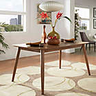 Alternate image 4 for iNSPIRE Q&reg; Paloma Mid-Century 63-Inch Dining Table in Warm Chestnut