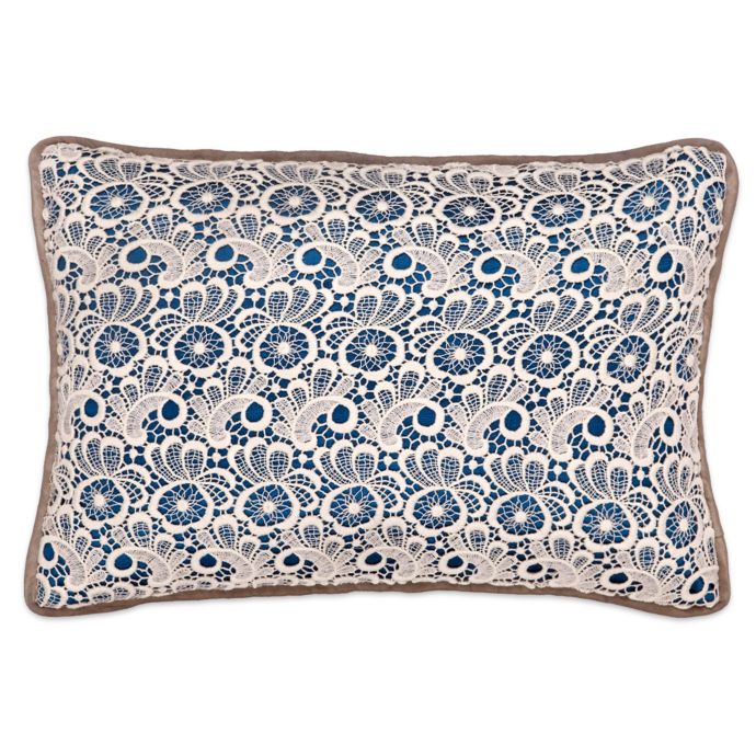 Christy Lace Oblong Throw Pillow Bed Bath Beyond