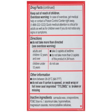 Tylenol&reg; PM 24-Count Extra Strength Caplets. View a larger version of this product image.