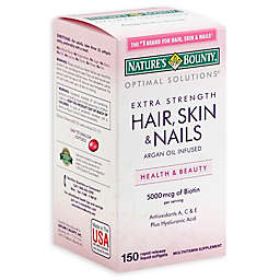 Nature&#39;s Bounty 150-Count Extra Strength Hair, Skin & Nails with 5000 mcg of Biotin Caplets
