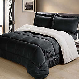 Cathay Home Inc. Reversible Down Alternative Comforter Set