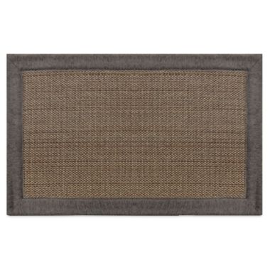 Home Dynamix Gentle Step 1'7 x 2'7 Memory Foam Washable Accent Rug in Grey. View a larger version of this product image.