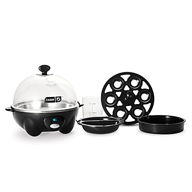 Dash&reg; Rapid Egg Cooker in Black. View a larger version of this product image.