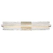 Quoizel Platinum Collection Glacial 30-Inch Wall Mount LED Lamp in Brushed Nickel