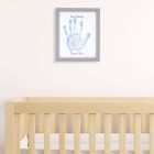 Alternate image 4 for Pearhead Handprint Frame in Grey