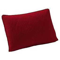 Brielle Stream Standard Pillow Shams in Red (Set of 2)