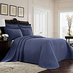 Williamsburg Richmond Queen Bedspread in Blue