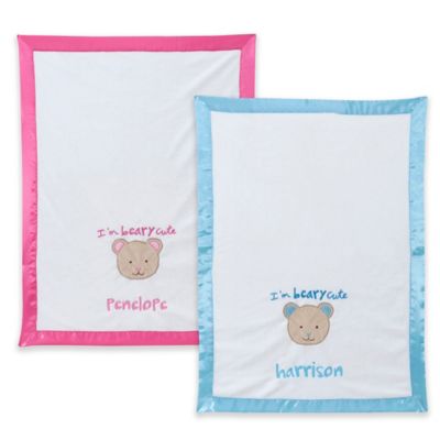 satin edged baby blanket