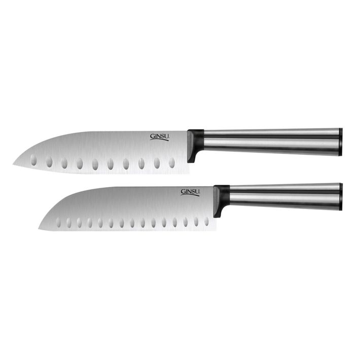 santoku knife set with block